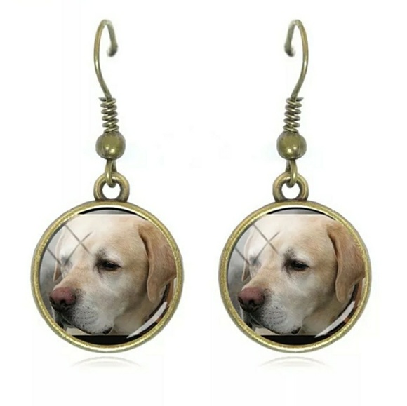 labrador earrings